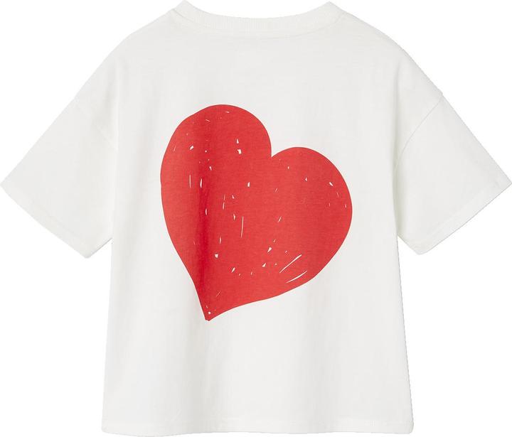 Actual product image Vertbaudet Bedrucktes Mädchen T-Shirt, leichte Oversized-Form (116)