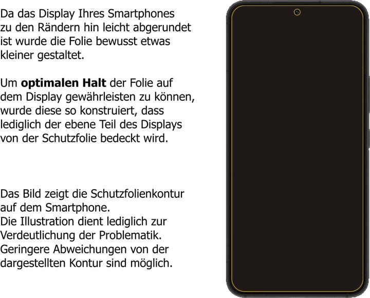 Actual product image Dipos Screen Protector Crystalclear (2 Piece, Samsung Galaxy S22)