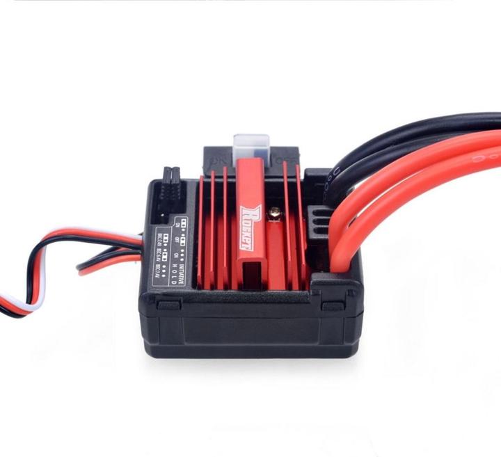 Actual product image Surpass Hobby Surpass Combo 540-PLUS 4 Poles 5-slots auto hold 20T + 80A-PLUS top-level brushed ECS