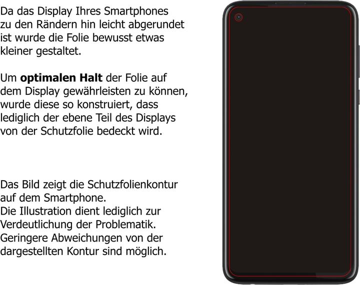 Actual product image Dipos Screen Protector Anti-Shock (1 Piece, Motorola Moto G8 Power)