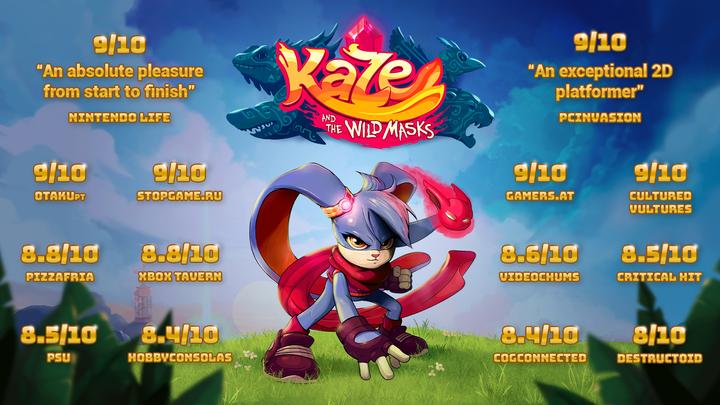 Actual product image Kaze and the Wild Masks (PS4)