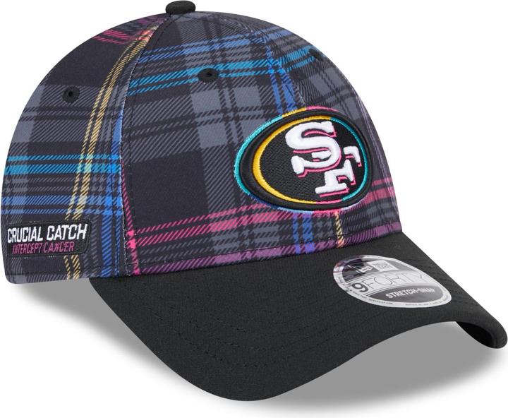 Actual product image New Era San Francisco 49Ers Crucial Catch 9Forty Cap (One size)