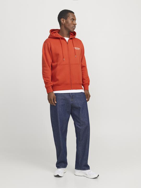 Actual product image Jack & Jones Printed hooded jumper with zip hooded jacket (S)