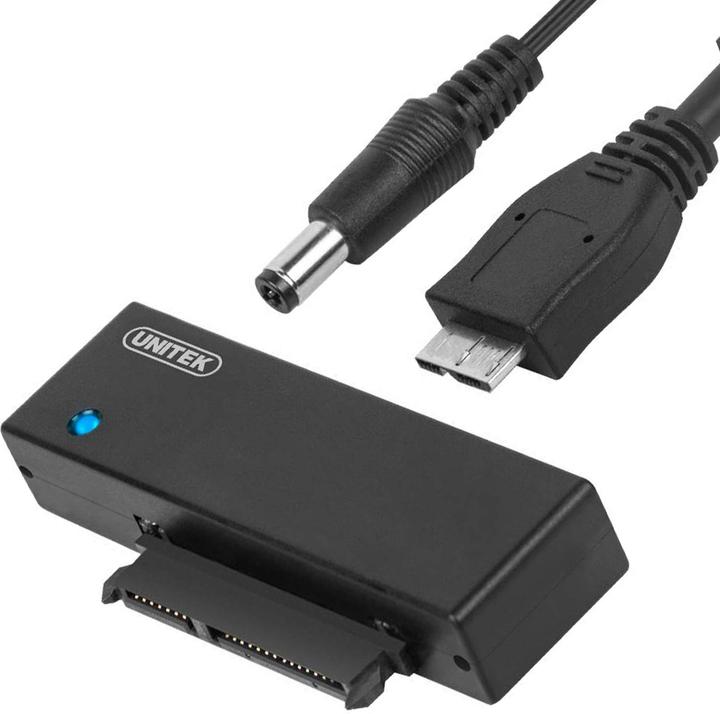 Actual product image Unitek Y-1039 USB 3.0 SATA Black Cable Interface / Adapter