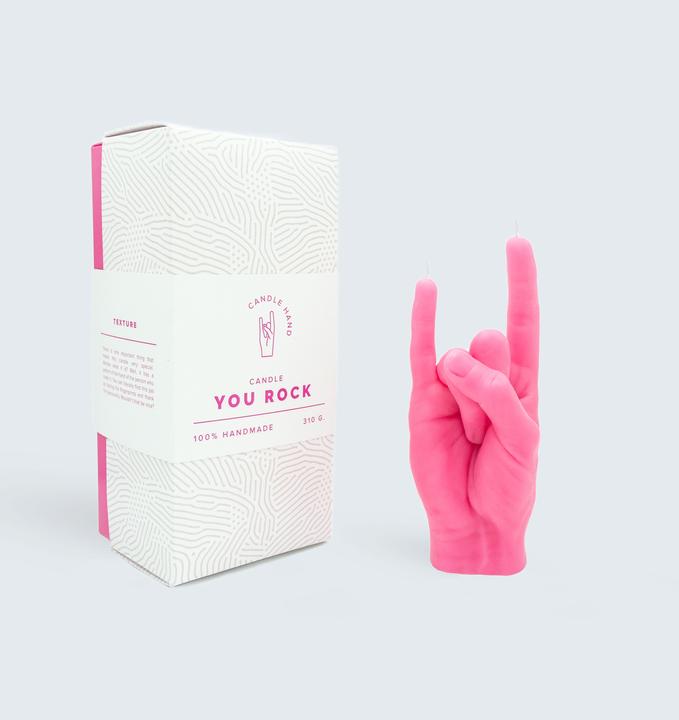 Immagine prodotto Candle Hand Tu Rock (1 pz.)