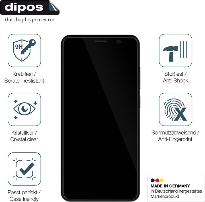 Actual product image Dipos Screen Protector Anti-Shock (2 Piece, Lava Iris 88S)