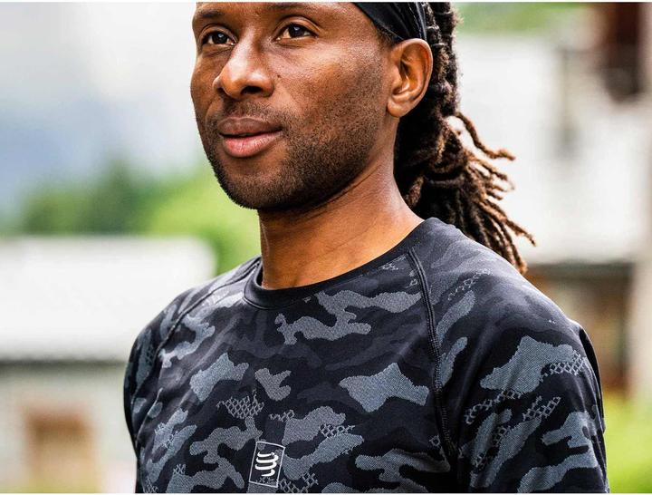Actual product image Compressport Training SS Tshirt M Camo Premium (M)