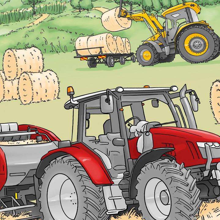 Produktbild Herding Kinder-Wendebettwäsche "Traktor"