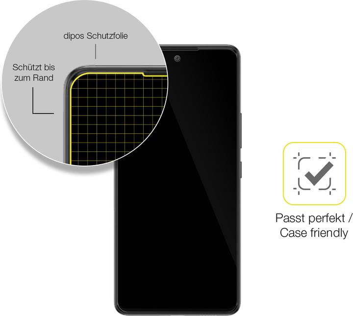 Produktbild Dipos Displayschutzfolie Full-Cover 3D (2 Stück, Samsung Galaxy A53)