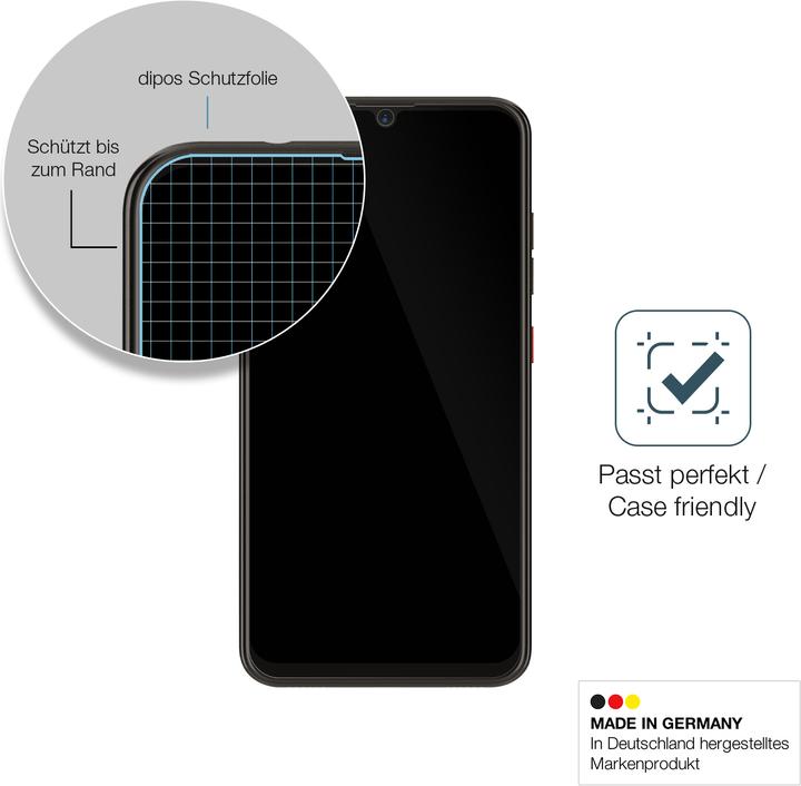 Actual product image Dipos Screen Protector Anti-Shock (1 Piece, A1 Alpha)