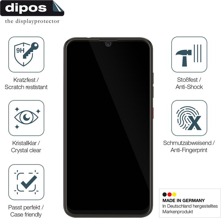 Actual product image Dipos Screen Protector Anti-Shock (1 Piece, A1 Alpha)