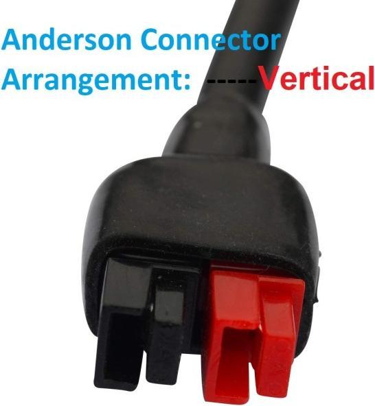 Produktbild SolarEnz Adapterkabel Anderson Power Pole vertikal auf DC8mm