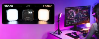 Actual product image Ulanzi U60 RGB Pocket light with U mount Black (Video light)
