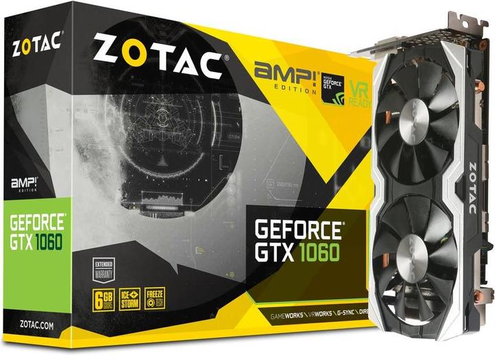 Produktbild Zotac GeForce GTX 1060 AMP! Edition (6 GB)