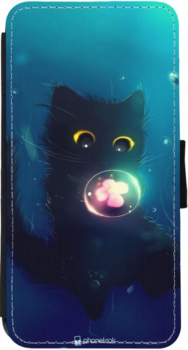 Actual product image PhoneLook Coque Wallet noir Cute Cat Bubble (Apple iPhone 12)