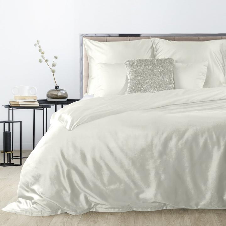 Actual product image Eurofirany DIVA LINE DINA High quality cotton satin single color bedding set, 220 X 200 cm, 2 pcs. 70 X 80 cm (Duvet cover, 220 x 200 cm)