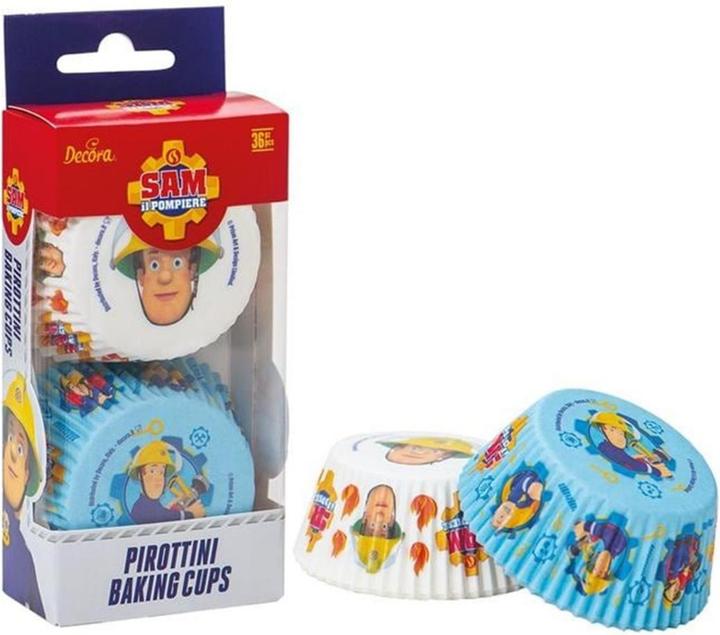 Produktbild Decora Muffin Backform 36 Stück, Feuerwehrmann Sam Style 1 (5 cm)
