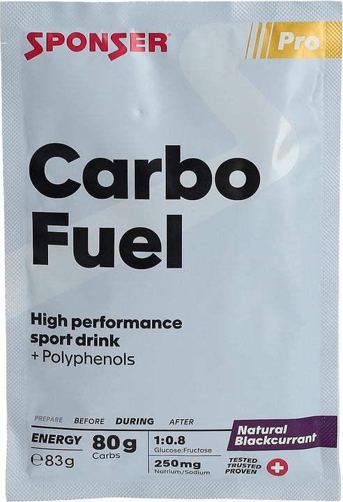 Produktbild Sponser Carbo Fuel (Johannisbeere, 10 Stk., 1050 g)