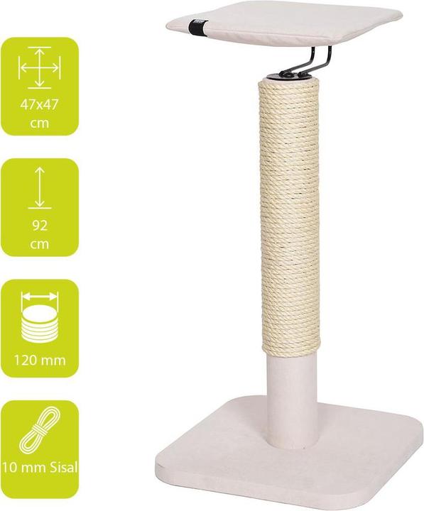 Actual product image Laroy Group Ebi Scratching Post Iwaki (92 cm, White)