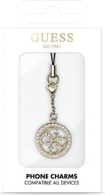 Immagine prodotto Guess zawieszka GUCPM4DRD Cinturino del telefono 4G Charm con strass (Metallo, Nylon, Materiale sintetico)