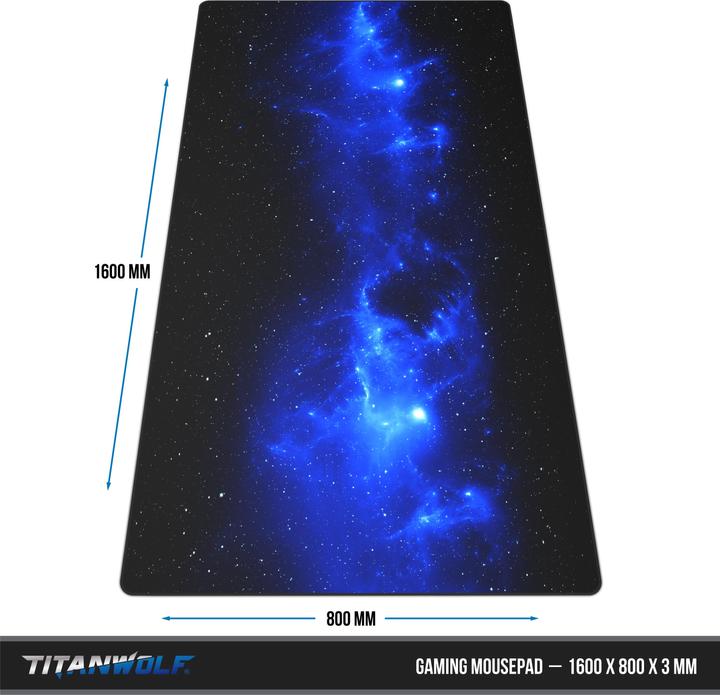 Immagine prodotto Titanwolf Tappetino per mouse da gioco, tappetino per mouse da gioco a velocità XXXL, tappetino per mouse con (XXL)