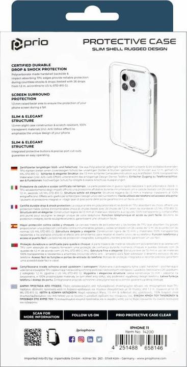 Actual product image prio Protective Case (Apple iPhone 11)
