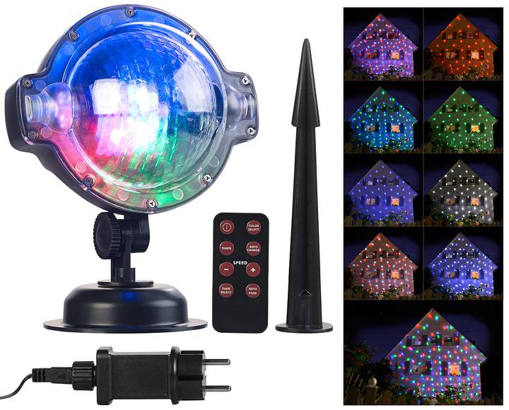 Produktbild Lunartec LED-Kugellampe mit Schneefall-Effekt und Timer (LED)