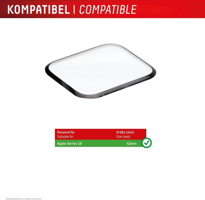Produktbild Displex Full Cover Schutzfolie, Full Cover Watch Glass, Doppelpack