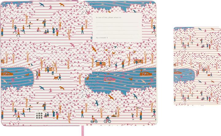Image du produit Moleskine Sakura (13 x 21 cm, À rayures, Couverture rigide)