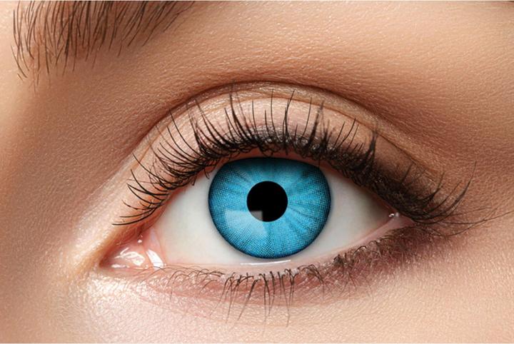 Eyecatcher Elektro Kontaktlinsen (Blau)
