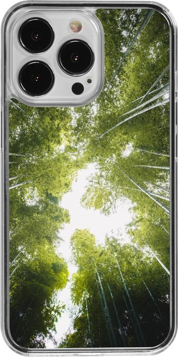 Actual product image PhoneLook Coque transparent Spring 23 forest blue sky (Apple iPhone 13 Pro)