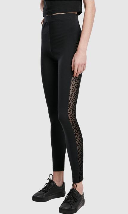 Image du produit Urban Classics Ladies Flock Lace Stripe Leggings (5XL)