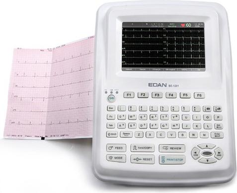 Produktbild Edan Ruhe-EKG SE-1201 - Avec écran tactile, Sans module Wi-Fi