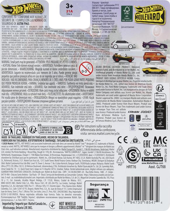 Actual product image Hot Wheels Boulevard Ford Transit Super Van