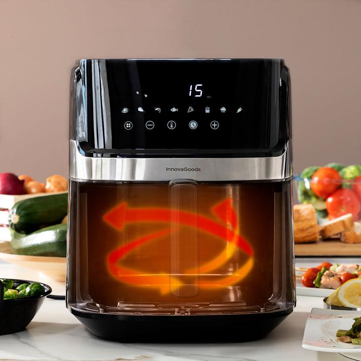 Actual product image InnovaGoods Hot air fryer Fryinn View 6500 1700 W 6.5 L Noble (EU plug)