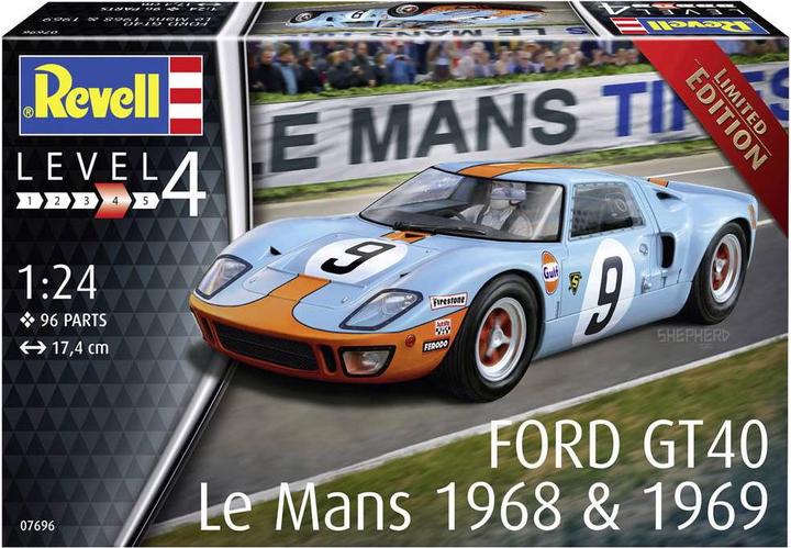 Actual product image Revell Ford GT40 Le Mans 1968