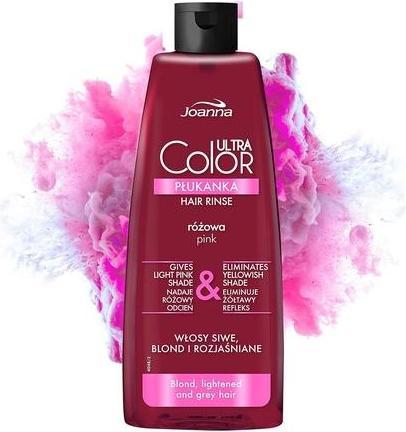 Image du produit Joanna Ultra Color System Hair Rinse Pink Rinse For Pink Shade Pink 150Ml (150 ml)