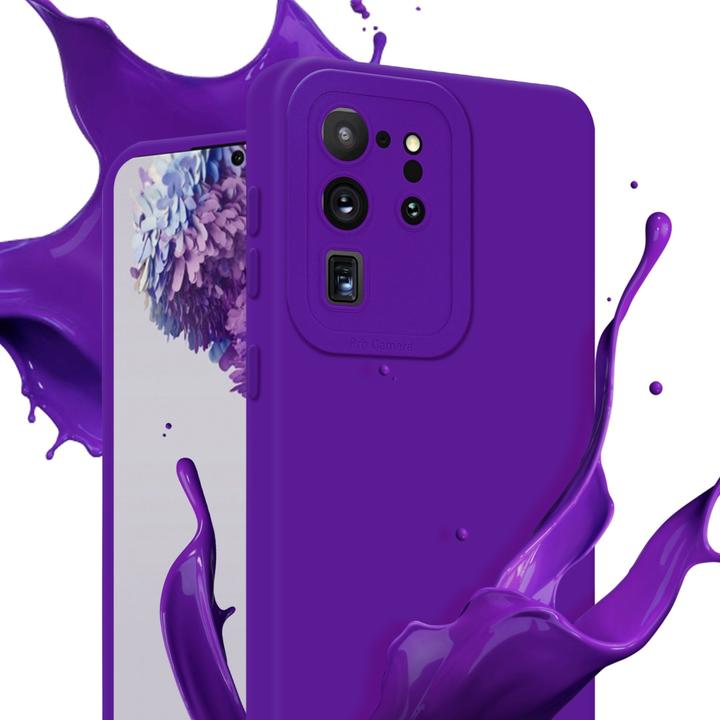 Productafbeelding Cadorabo Hoesje voor Samsung Galaxy S20 ULTRA in TPU Fluid LM162 Style (Samsung Galaxy S20 Ultra)