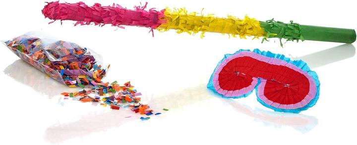 Produktbild Milkii Piñata Set inkl. Schläger & Augenbinde, Einhorn