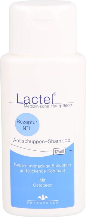 Actual product image Fontapharm Lactel No.1 Dandruff Shampoo, 125 ml SHA (125 ml, Liquid shampoo)
