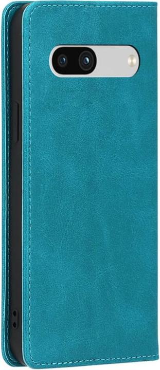 Actual product image Cover-Discount Google Pixel 7a - Stand Flip Case Cover light blue (Google Pixel 7a)