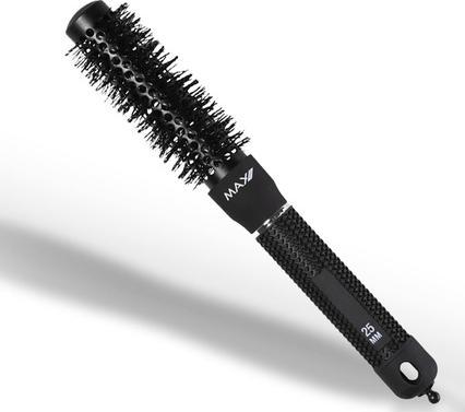 Max Pro Ceramic Round Hairbrush 25Mmack
