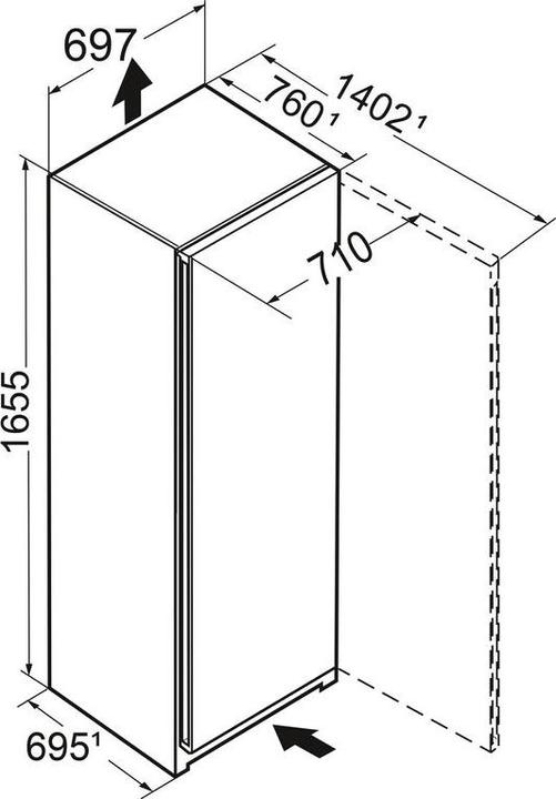 Actual product image Liebherr FNc 467i Peak (Stand-alone, 199 l)