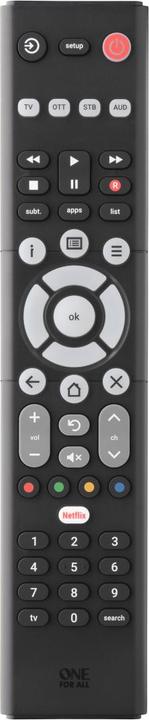 Actual product image One for All Essence Basic 4 (Universal remote control, Infrared)