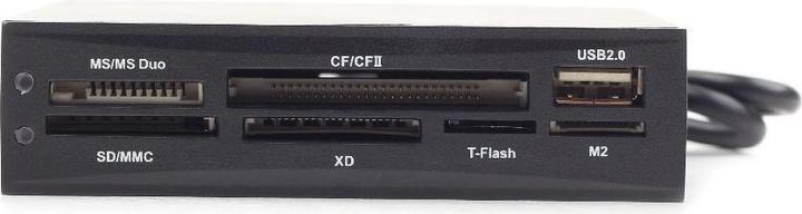 Produktbild Gembird FDI2-ALLIN1-02-B - Kartenleser - All-in-one - 8,9 cm (3,5 Zoll) (USB 2.0)