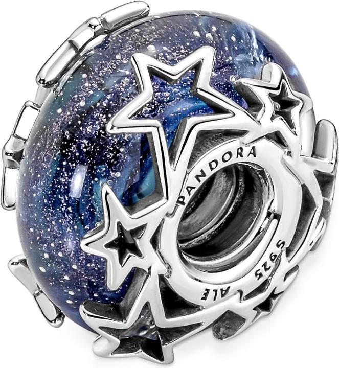 Immagine prodotto Pandora Charms/Beads di Murano con galassia blu e stelle (Argento 925)
