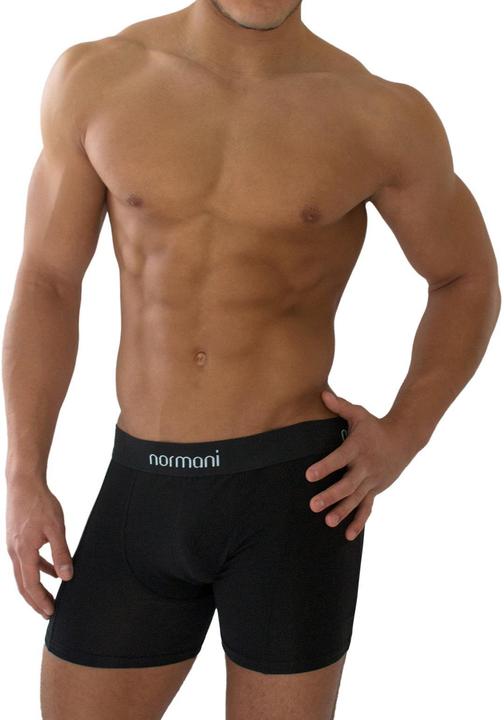 Immagine prodotto Normani Boxer 6 pezzi in cotone e modal a tinta unita (S, confezione da 6)