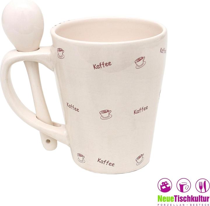 Produktbild neuetischkultur Kaffeebecher mit Löffel (4 x)
