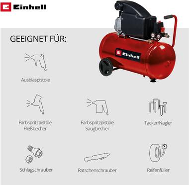 Produktbild Einhell Kompressor Tc-Ac 270/50/8 (8 Bar, 50 l)