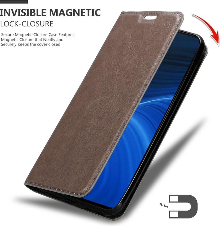 Image du produit Cadorabo Housse pour Realme X2 PRO / Oppo Reno Ace en Book Invis. Style magnétique (Oppo Reno Ace)